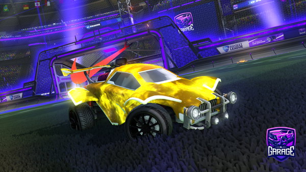 A Rocket League car design from 9mig