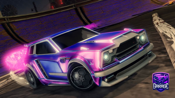 A Rocket League car design from Evaxle