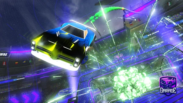 A Rocket League car design from bumpstart