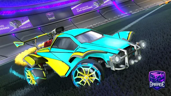 A Rocket League car design from CrspyChkn