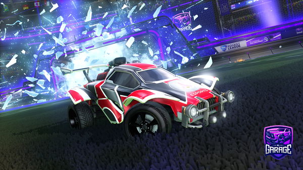 A Rocket League car design from mibble