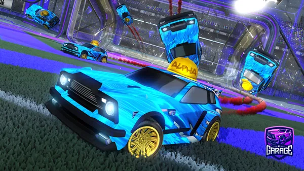 A Rocket League car design from exoduess