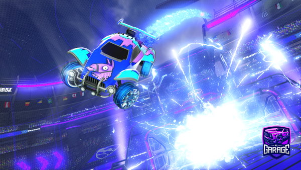 A Rocket League car design from aer0max