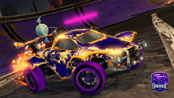 A Rocket League car design from G0ldenGr00t