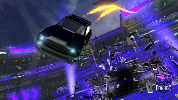 A Rocket League car design from Mrdark702
