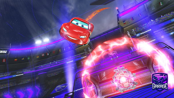 A Rocket League car design from FireSuni33