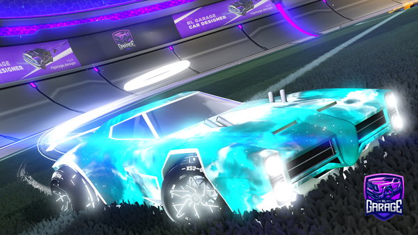 A Rocket League car design from Frostnite_Joel