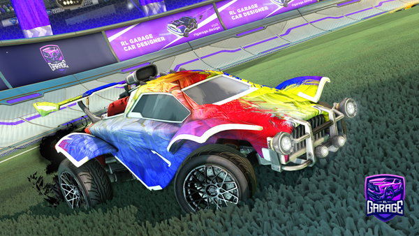 A Rocket League car design from Rambo92789