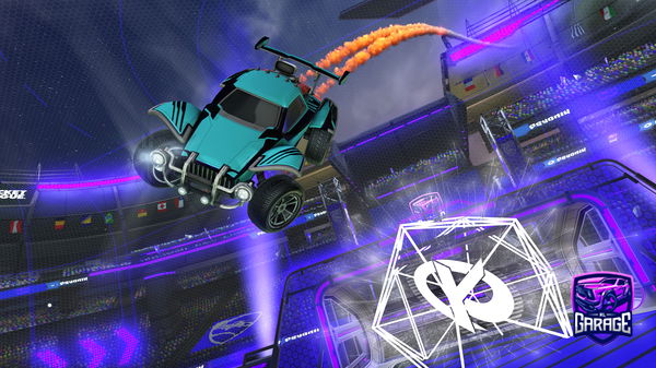 A Rocket League car design from FAST37-