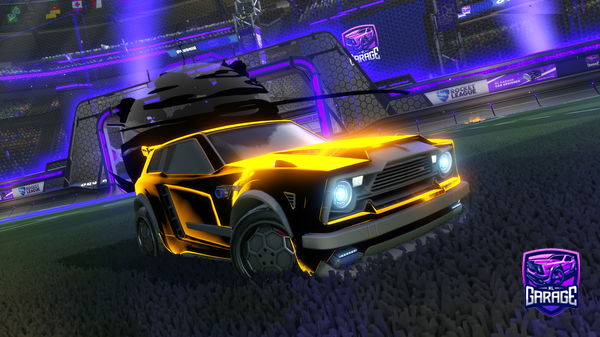 A Rocket League car design from Mxted