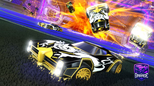 A Rocket League car design from kampfkaro