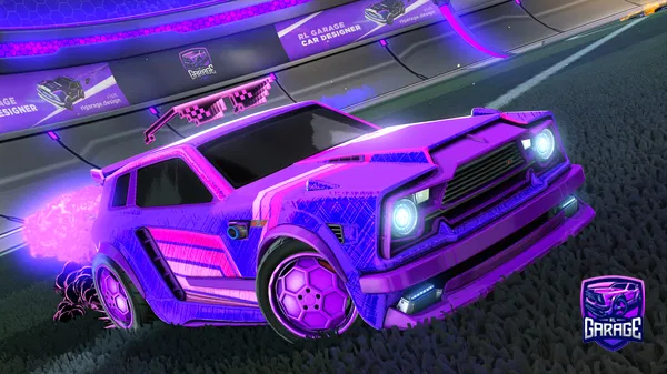 A Rocket League car design from Mxkby