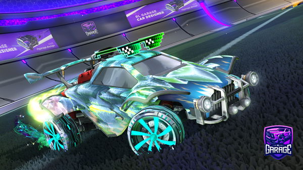 A Rocket League car design from CosmicEclipse274