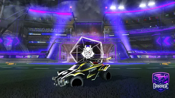 A Rocket League car design from PowerfulFlea441