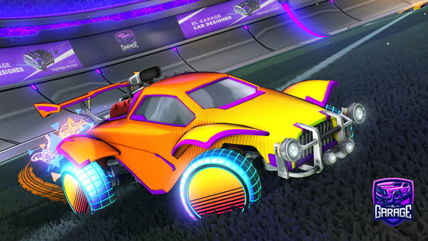 A Rocket League car design from Bussinwithrizz