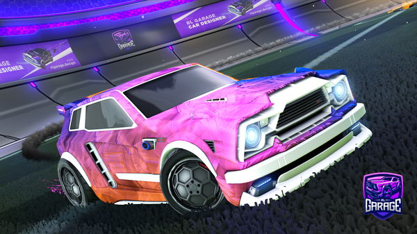 A Rocket League car design from PowerfulFlea441