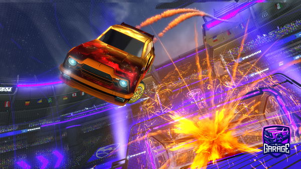 A Rocket League car design from JonnienMorri