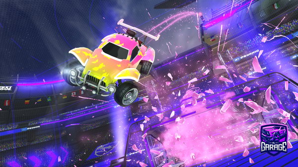 A Rocket League car design from drathage