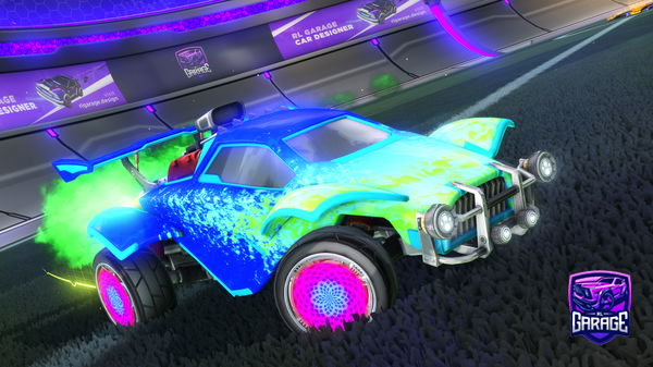 A Rocket League car design from HarryonLSD2534