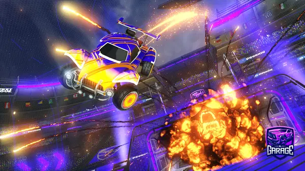 A Rocket League car design from Dhsbxbdbjx