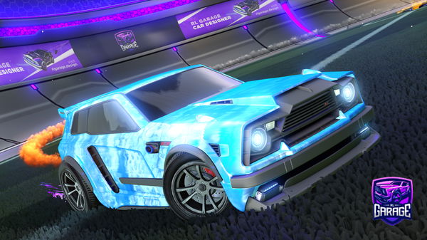 A Rocket League car design from InnerHookworm46