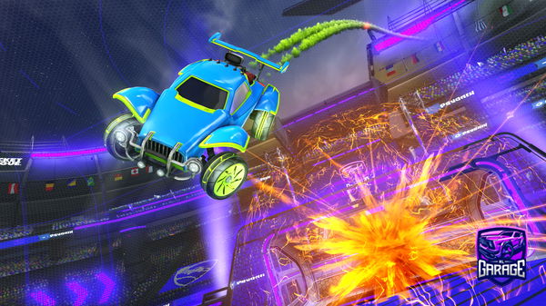 A Rocket League car design from L2zuzu