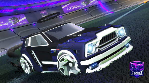 A Rocket League car design from poobum