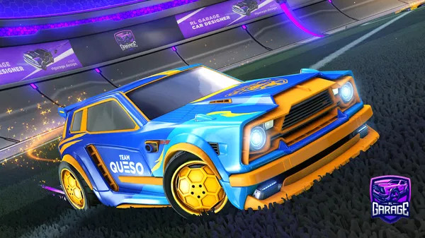 A Rocket League car design from Nebular_brownies