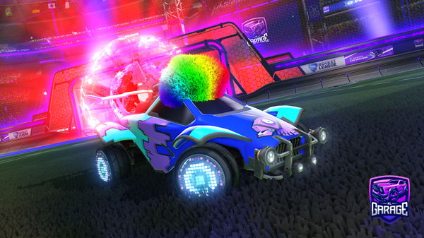 A Rocket League car design from Totensalat788