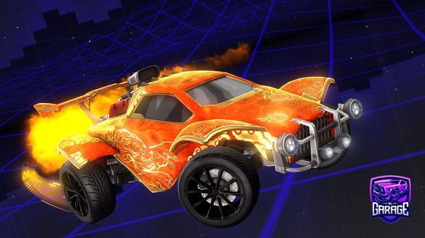 A Rocket League car design from xxxsgorxxx