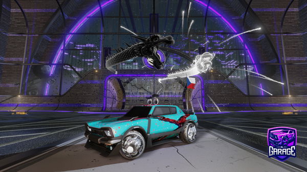 A Rocket League car design from NikaMonCz