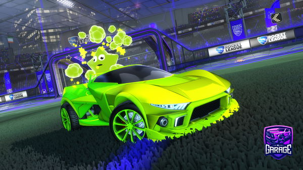 A Rocket League car design from Jplhproplay