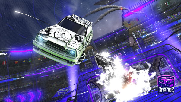 A Rocket League car design from mustsard
