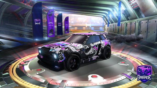 A Rocket League car design from Mazdra