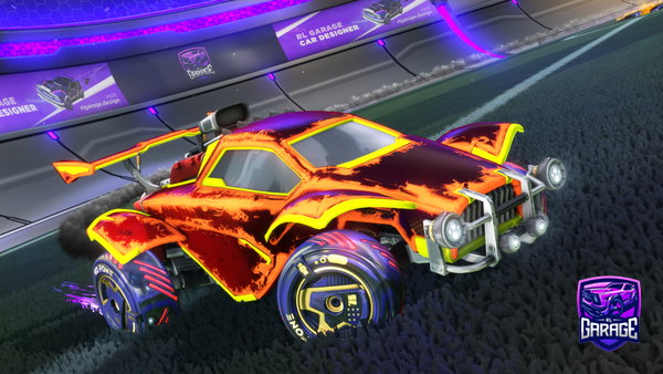 A Rocket League car design from eoegames001
