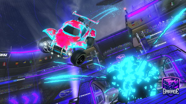A Rocket League car design from scalambo