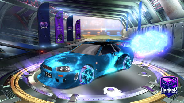 A Rocket League car design from BIRYXN1