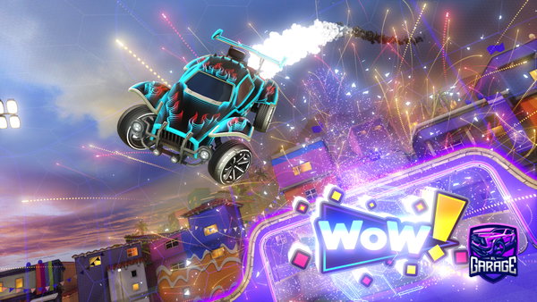 A Rocket League car design from BIGGOLEDON