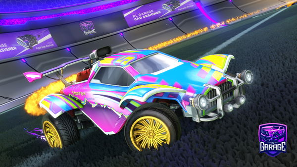 A Rocket League car design from KTPKlipz