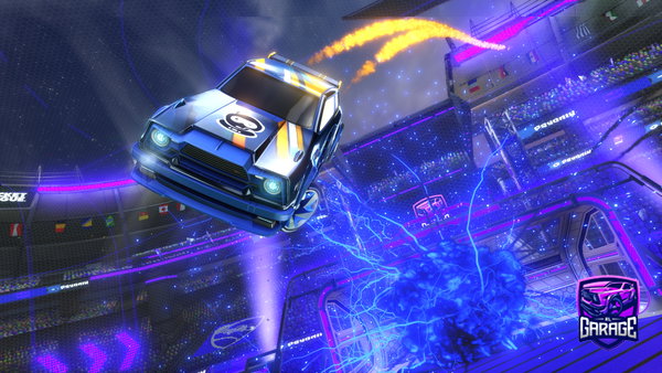 A Rocket League car design from Ntr0