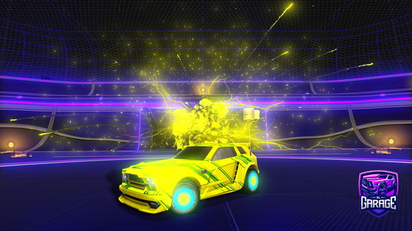 A Rocket League car design from Vib1nDin0