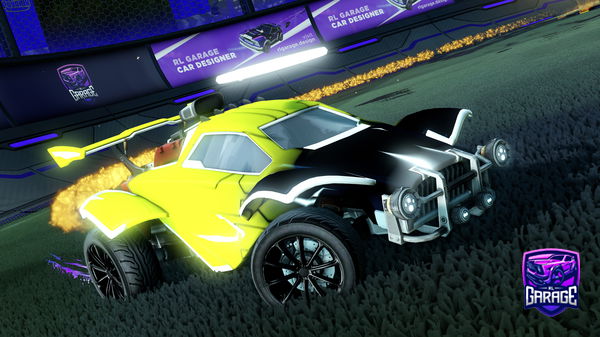 A Rocket League car design from M3T4TRON