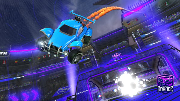 A Rocket League car design from Vickypro99