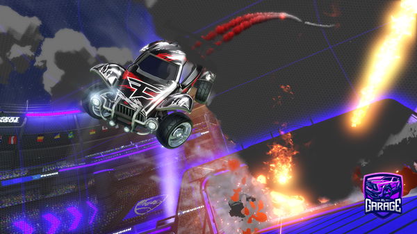 A Rocket League car design from Huvz