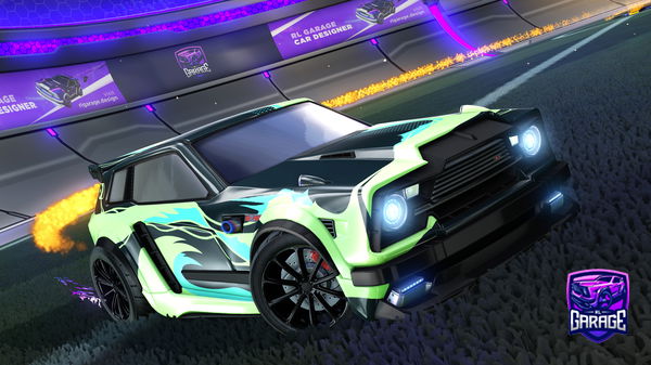 A Rocket League car design from FlapJackYumYums