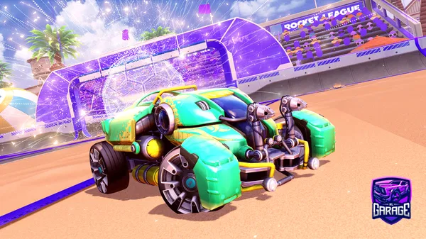 A Rocket League car design from violet22