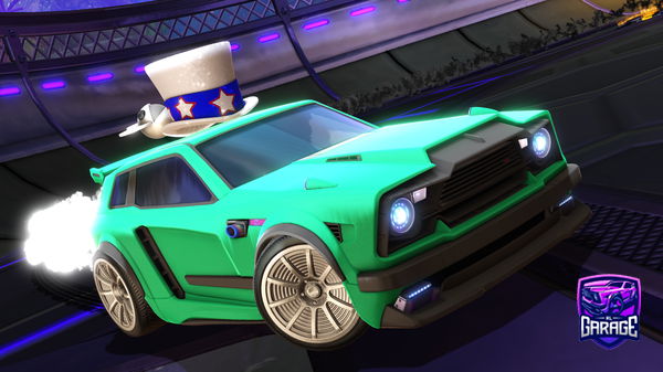 A Rocket League car design from MOTOLUVA