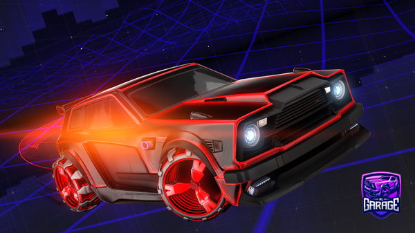 A Rocket League car design from Szerencses13