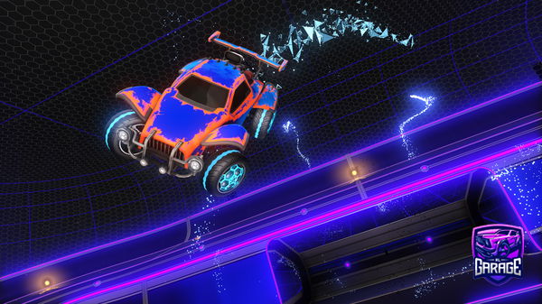 A Rocket League car design from Ninjawolvy01