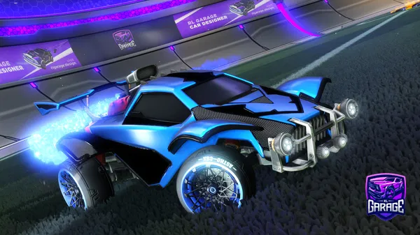 A Rocket League car design from SynthoWave